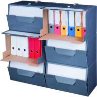 Archivbox für Ordner mit Klappdeckel, 504x325x305mm